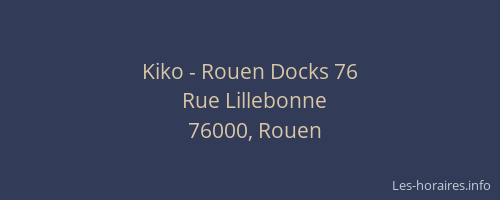 Kiko - Rouen Docks 76