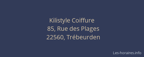 Kilistyle Coiffure