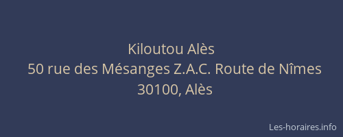 Kiloutou Alès