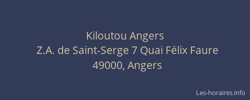Kiloutou Angers