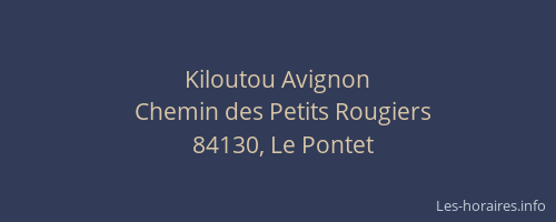 Kiloutou Avignon