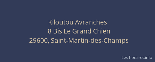 Kiloutou Avranches