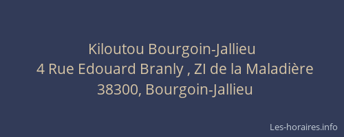 Kiloutou Bourgoin-Jallieu