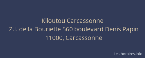 Kiloutou Carcassonne