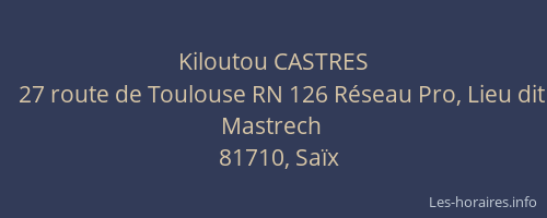 Kiloutou CASTRES