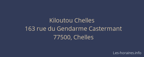Kiloutou Chelles