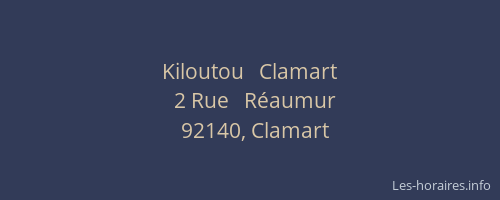 Kiloutou   Clamart