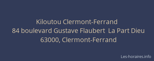 Kiloutou Clermont-Ferrand