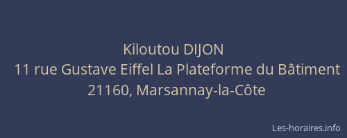 Kiloutou DIJON