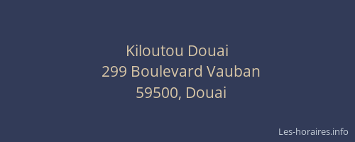 Kiloutou Douai