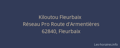 Kiloutou Fleurbaix
