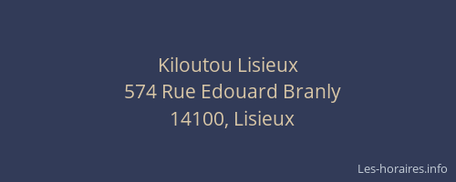 Kiloutou Lisieux