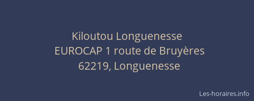 Kiloutou Longuenesse