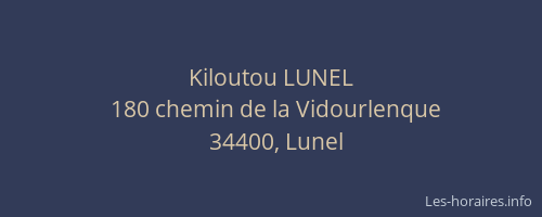 Kiloutou LUNEL