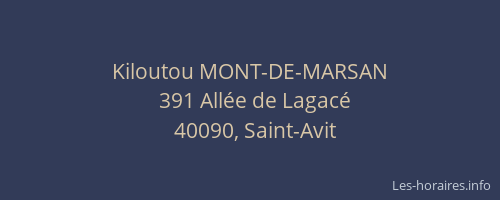 Kiloutou MONT-DE-MARSAN