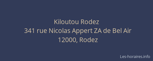 Kiloutou Rodez