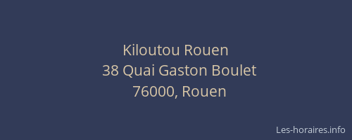 Kiloutou Rouen
