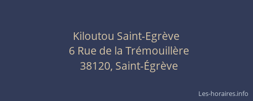 Kiloutou Saint-Egrève