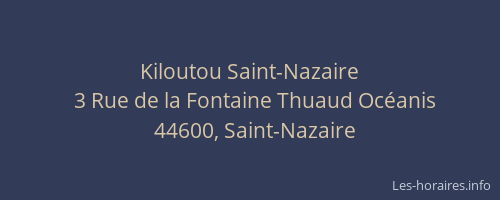 Kiloutou Saint-Nazaire