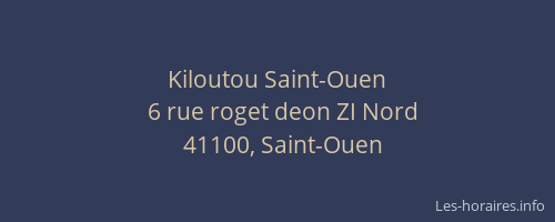 Kiloutou Saint-Ouen