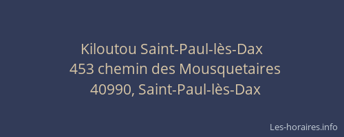 Kiloutou Saint-Paul-lès-Dax