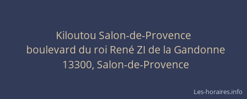 Kiloutou Salon-de-Provence