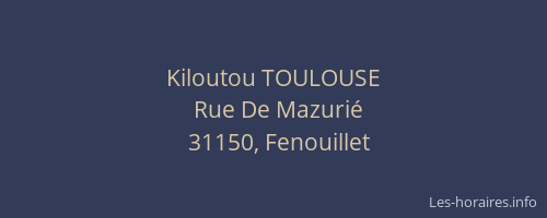 Kiloutou TOULOUSE