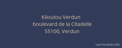 Kiloutou Verdun