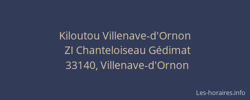Kiloutou Villenave-d'Ornon