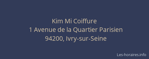Kim Mi Coiffure