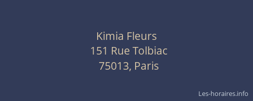 Kimia Fleurs