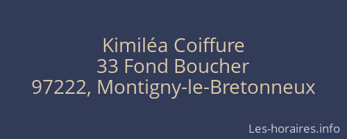 Kimiléa Coiffure