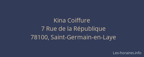 Kina Coiffure