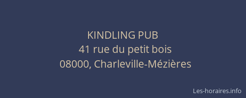 KINDLING PUB