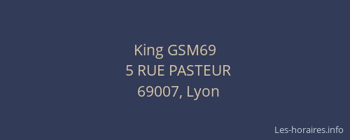 King GSM69