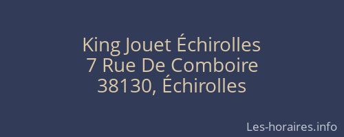 King Jouet Échirolles