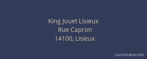 King Jouet Lisieux