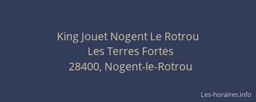 King Jouet Nogent Le Rotrou