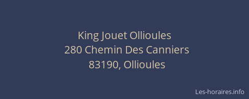 King Jouet Ollioules
