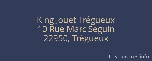 King Jouet Trégueux