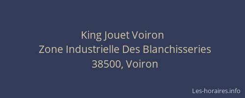King Jouet Voiron