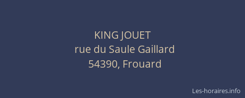 KING JOUET