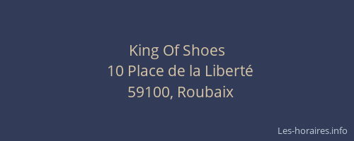 King Of Shoes