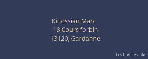 Kinossian Marc