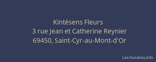 Kintésens Fleurs