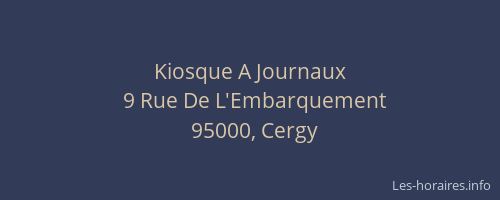 Kiosque A Journaux