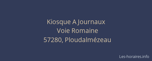 Kiosque A Journaux