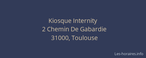 Kiosque Internity