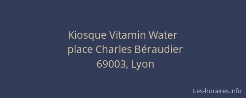 Kiosque Vitamin Water