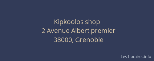 Kipkoolos shop